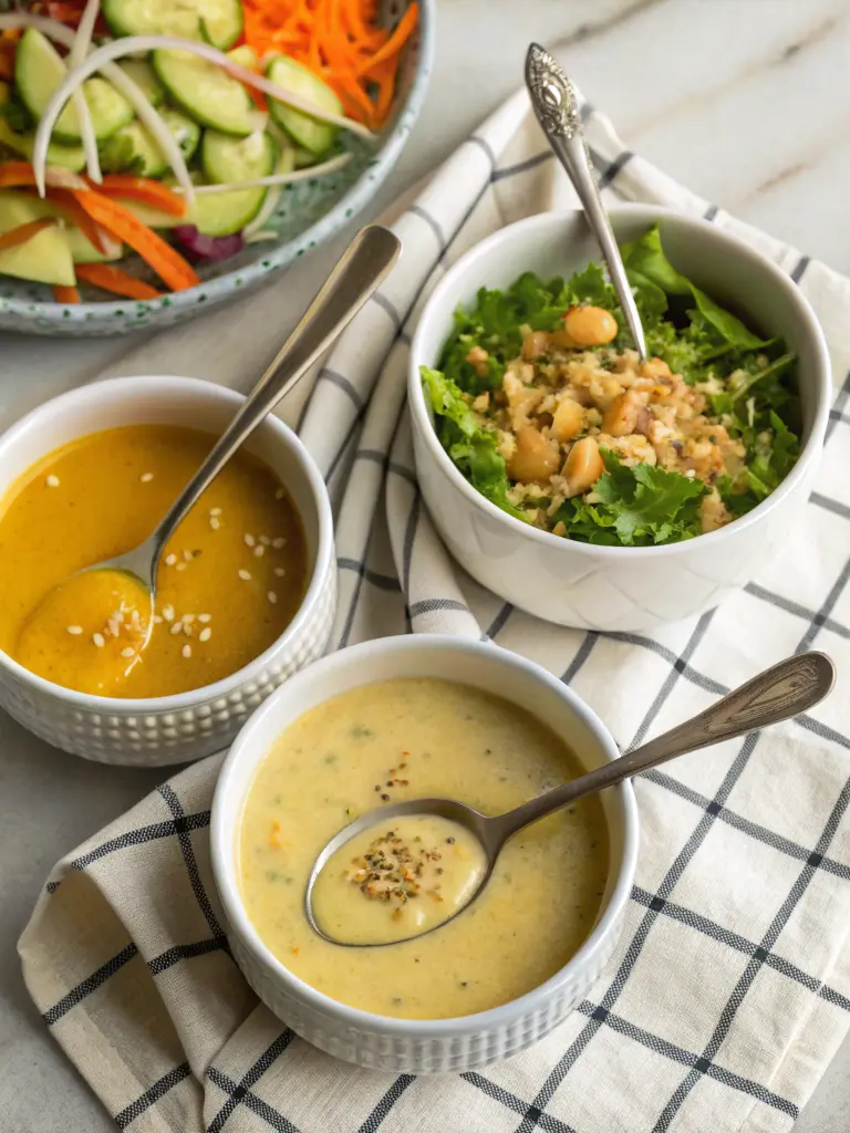 Sauces for salmon quinoa bowls