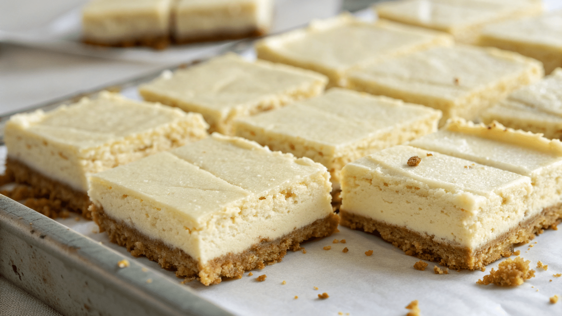 Gluten Free Cheesecake Bars perfect for any dessert tray