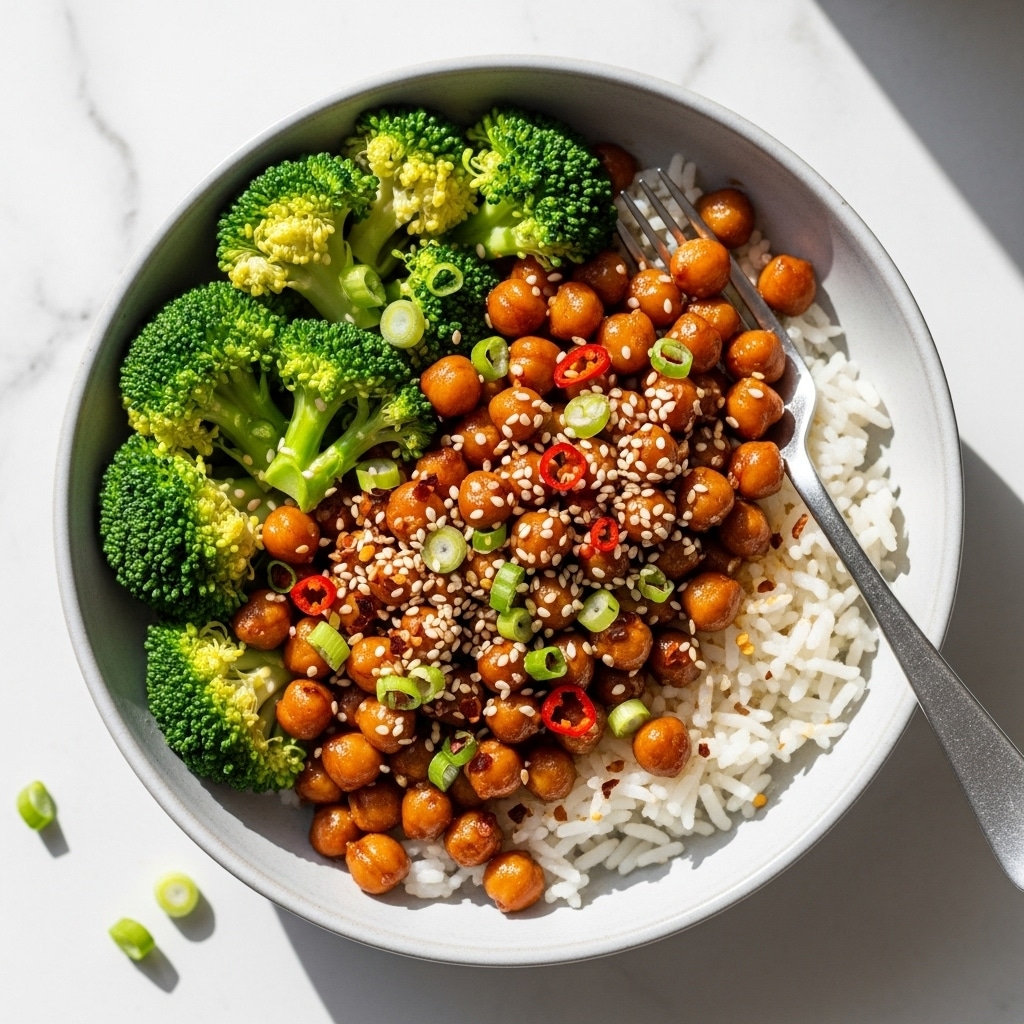 Vegan Sticky Sesame Chickpeas: Your New Favorite 20-Minute Meal