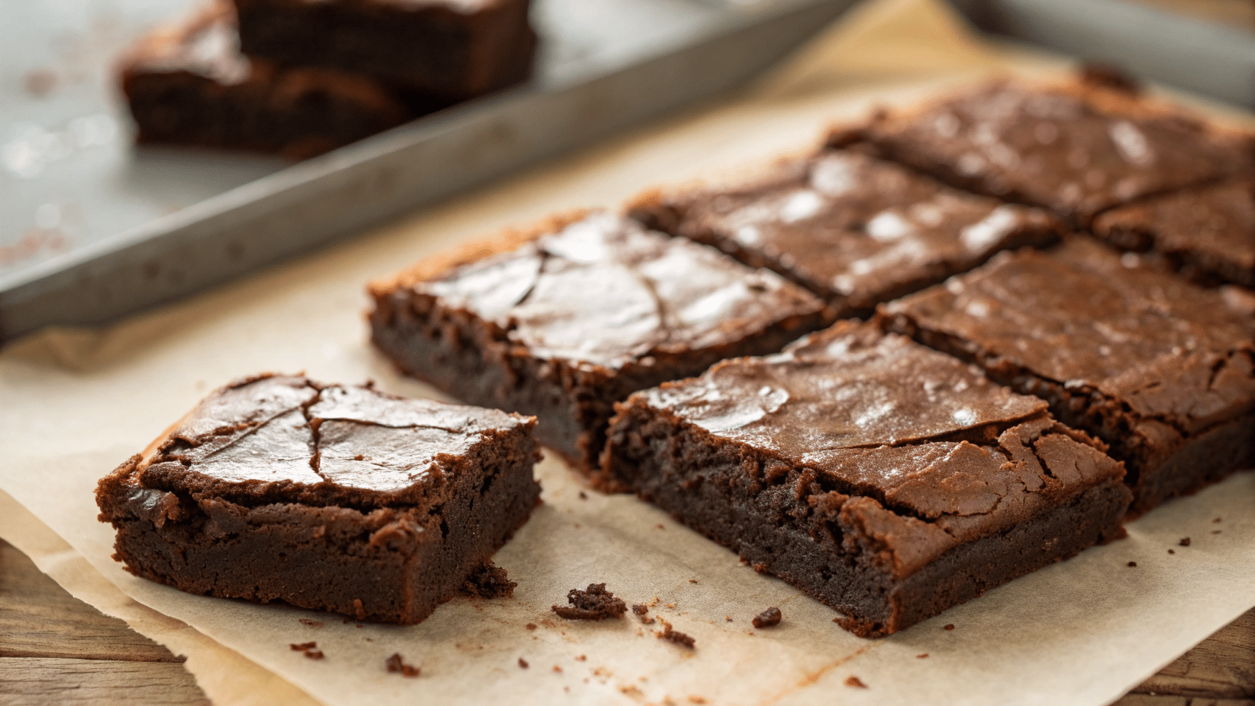 Gluten Free Brownies that are quick and fudgy