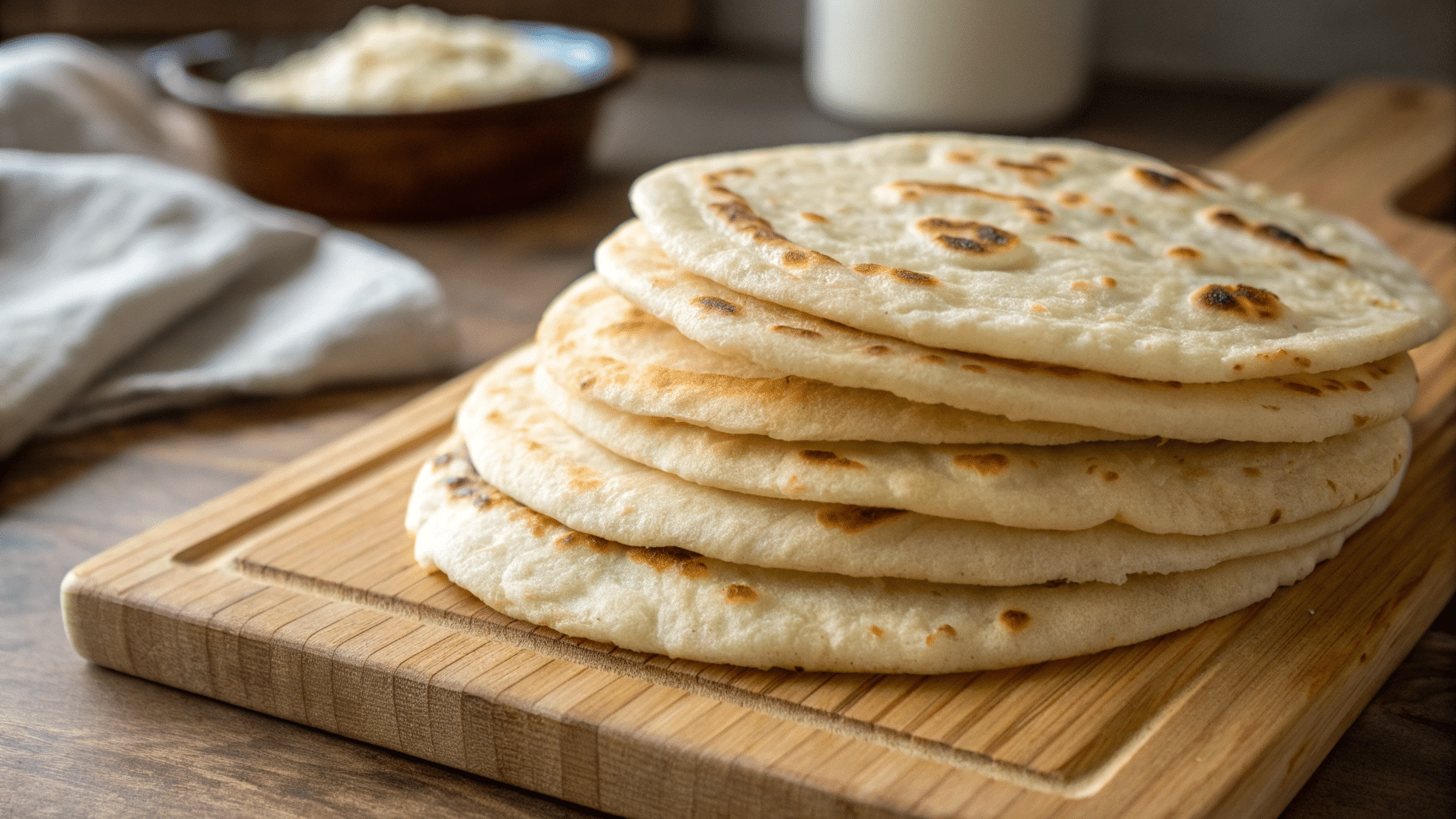 Gluten Free Flatbread that tastes warm and homemade