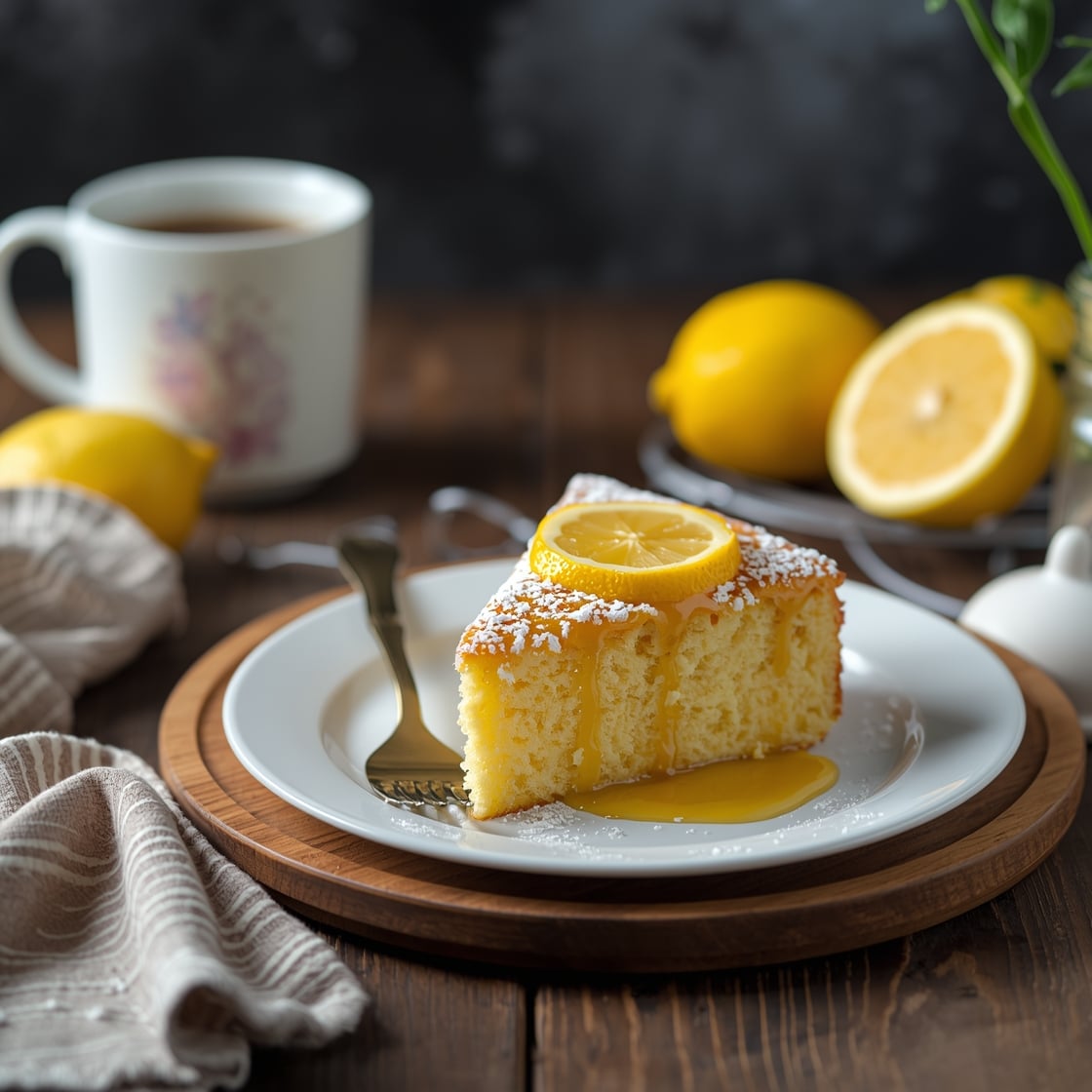 Mother’s Day Breakfast Lemon Cake: Easiest Cake EVER!