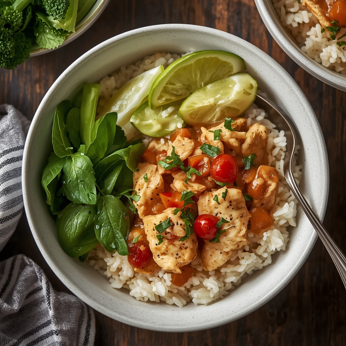 Slow Cooker Chicken Rice Bowl: The Easiest Weeknight Dinner