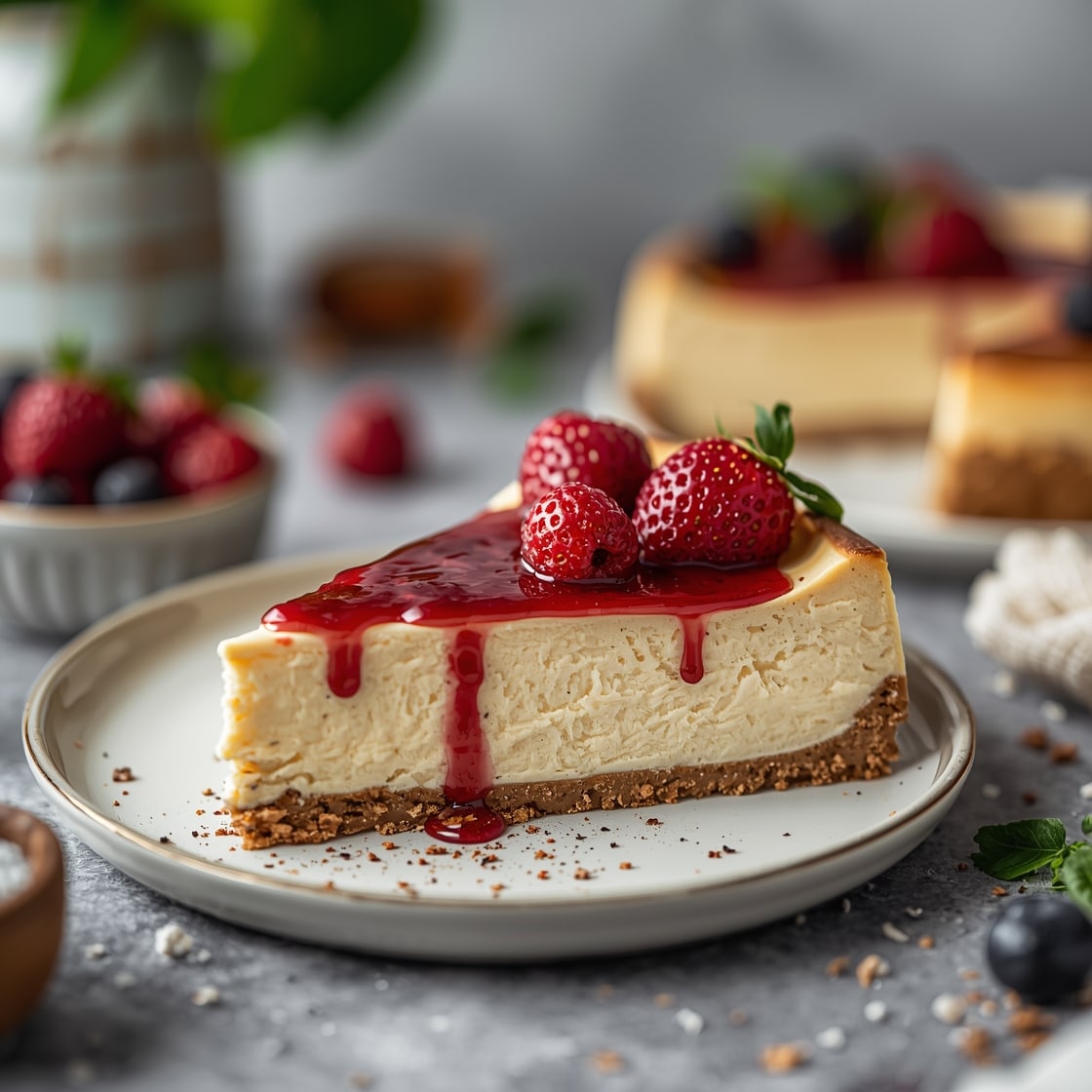 Gluten Free Cheesecake: The Easiest Creamy Recipe EVER!