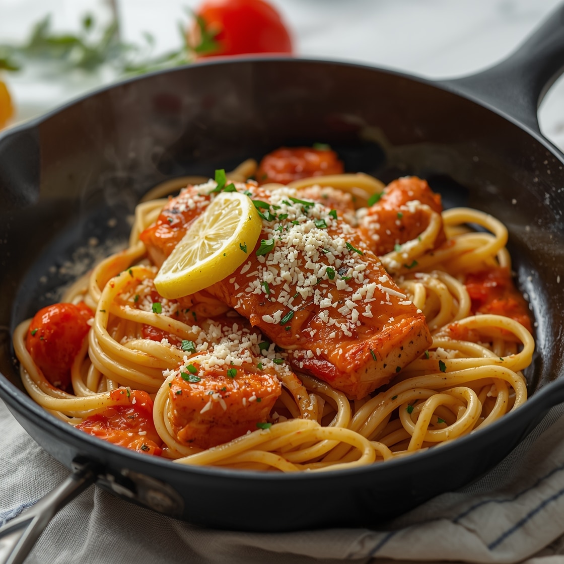 Skillet Salmon Pasta: The Easiest Weeknight Dinner