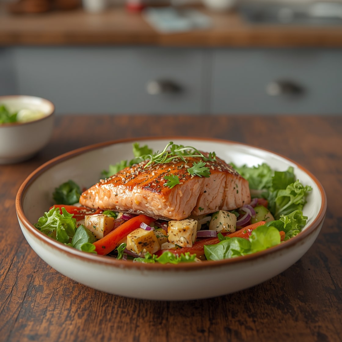 Air Fryer Salmon Salad: Easy Recipe in Under 20 Minutes!