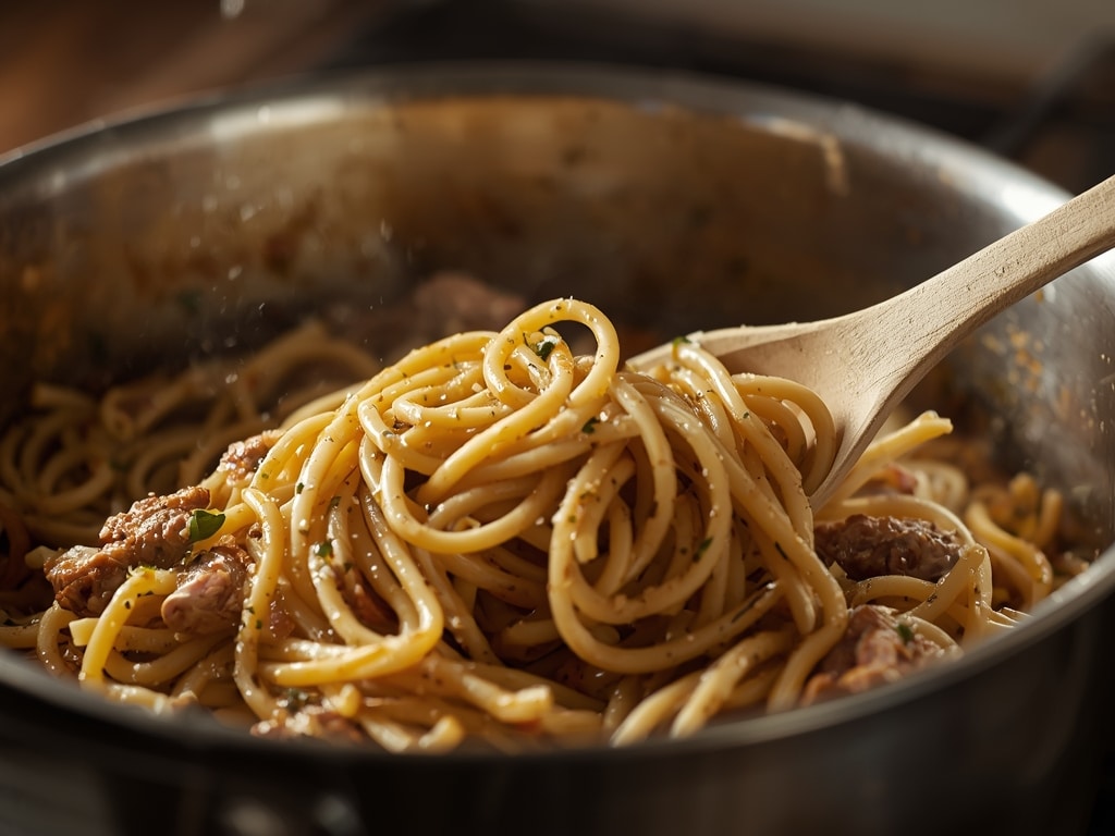 one pot turkey pasta - Detail or variation