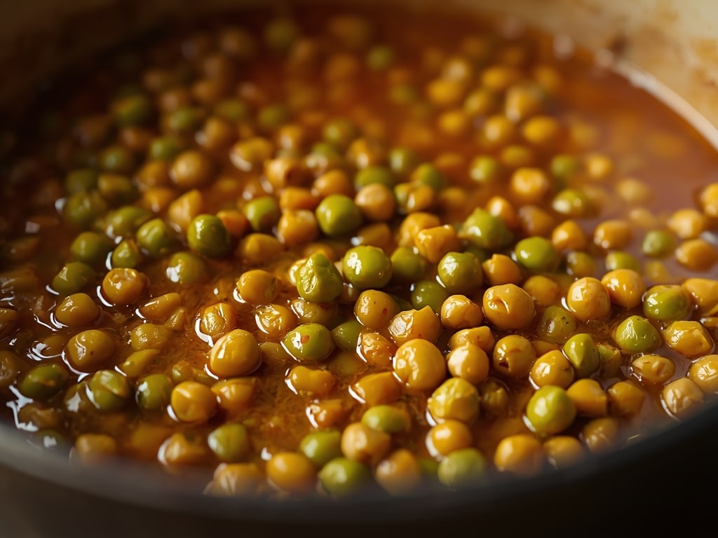 peas stew - Detail or variation