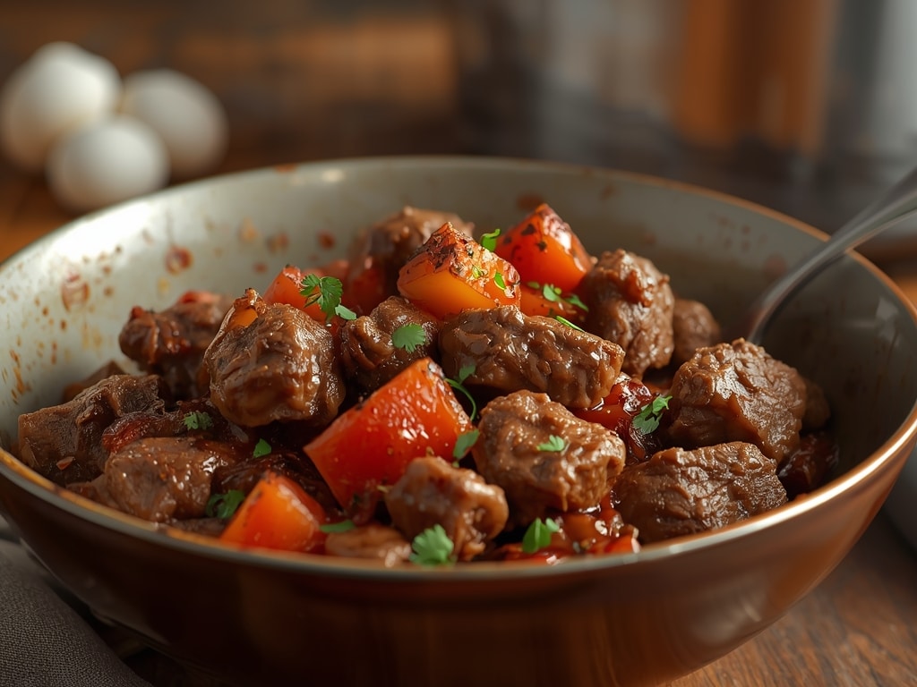 grilled beef casserole - Detail or variation