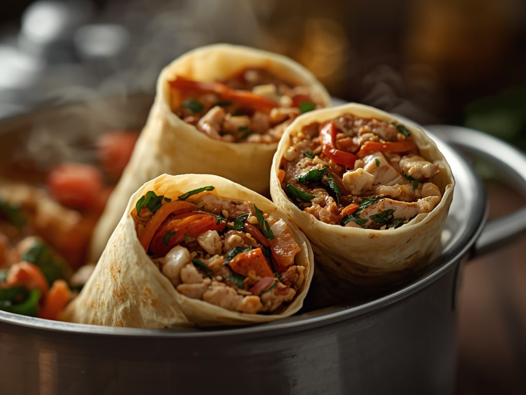 baked tuna wraps - Detail or variation