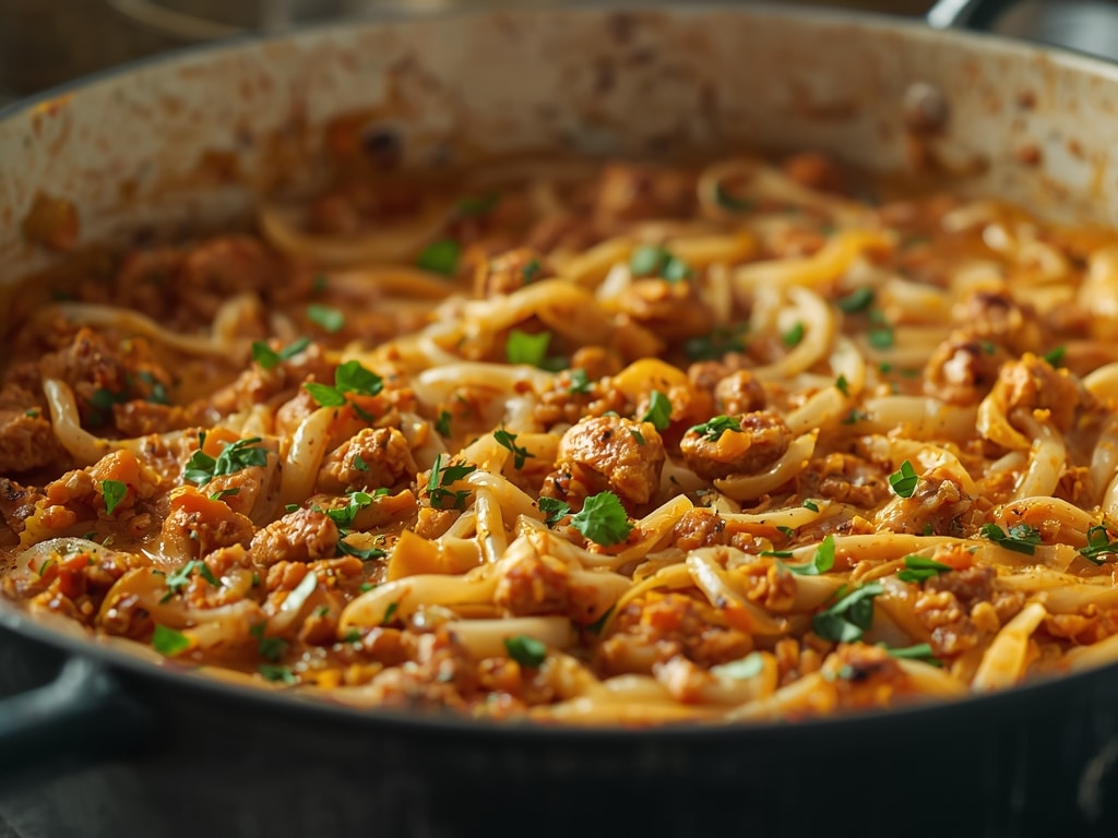 stir fry tuna casserole - Detail or variation