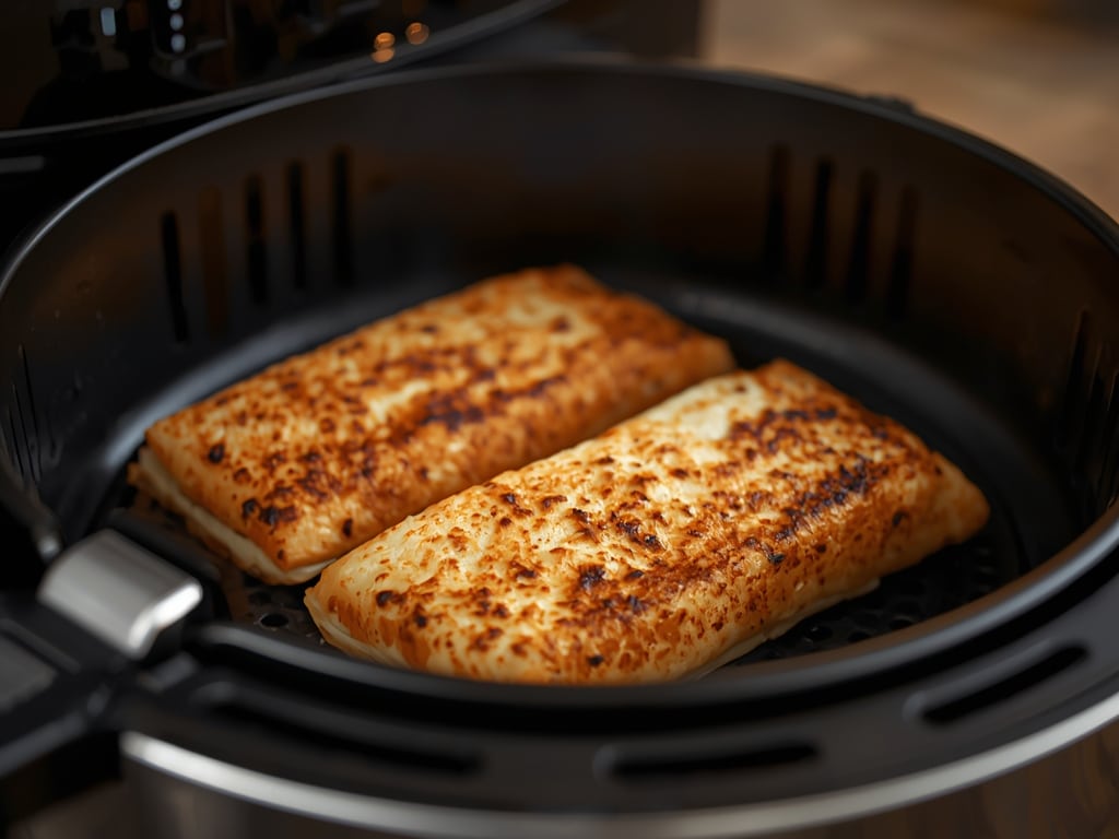 air fryer cod wraps - Detail or variation