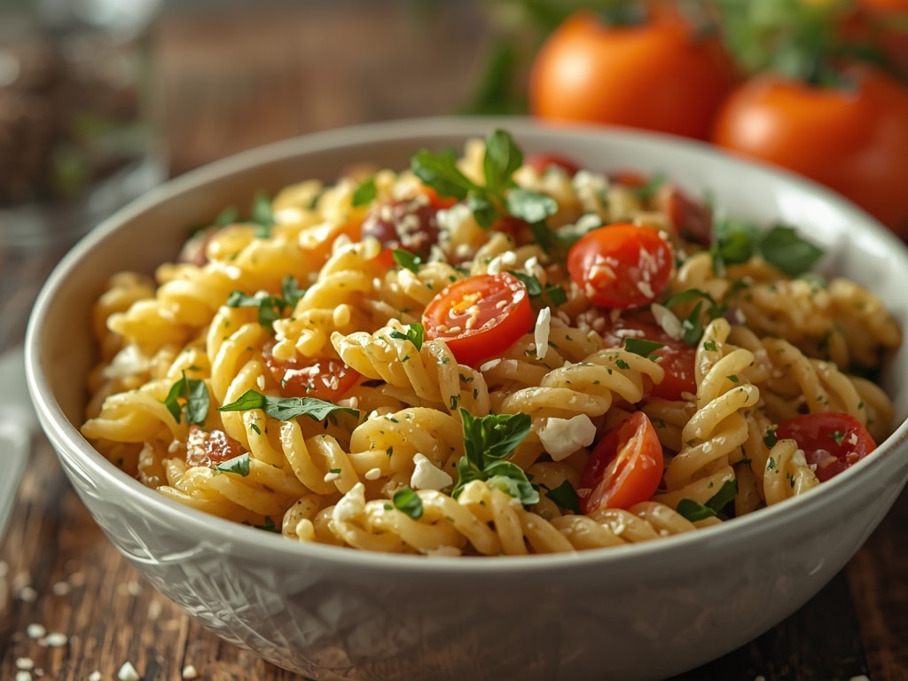 spring picnic pasta - Detail or variation