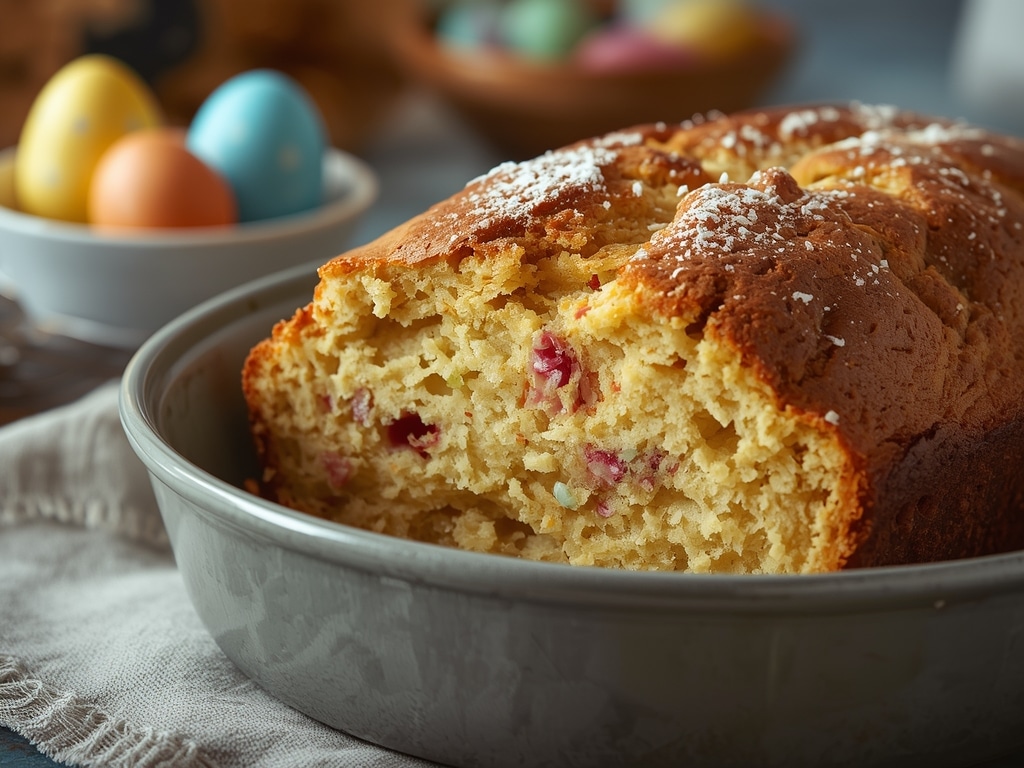Easter brunch loaf cake - Detail or variation