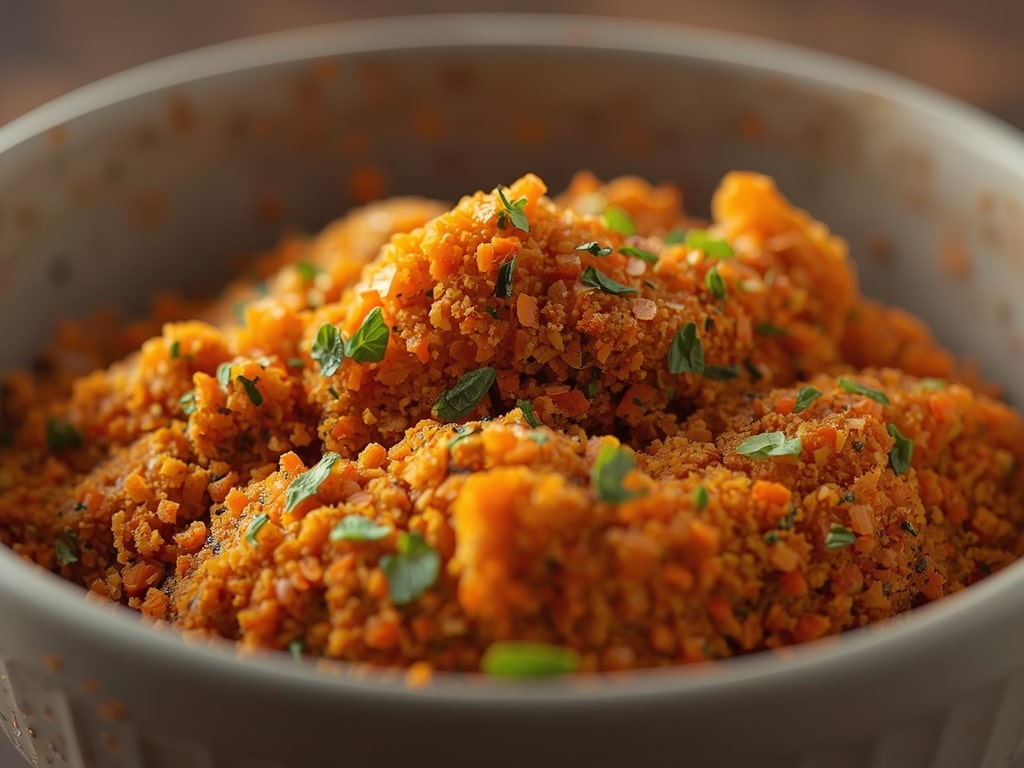 spring vegetable carrot cake - Detail or variation