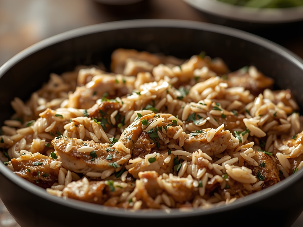 sheet pan turkey rice bowl - Detail or variation