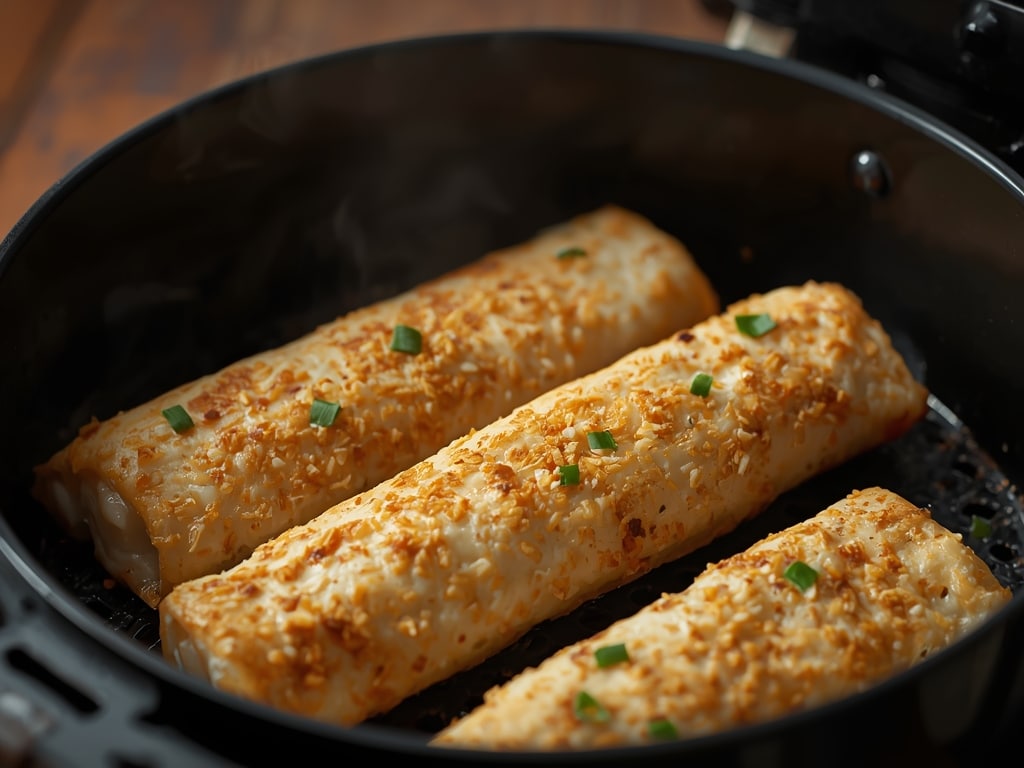 air fryer cod wraps - Detail or variation