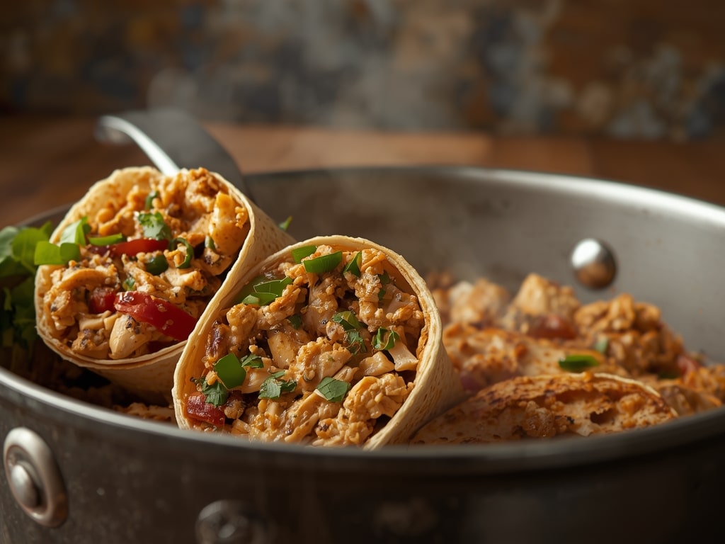 baked tuna wraps - Detail or variation