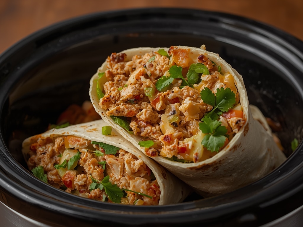 slow cooker tuna wraps - Detail or variation