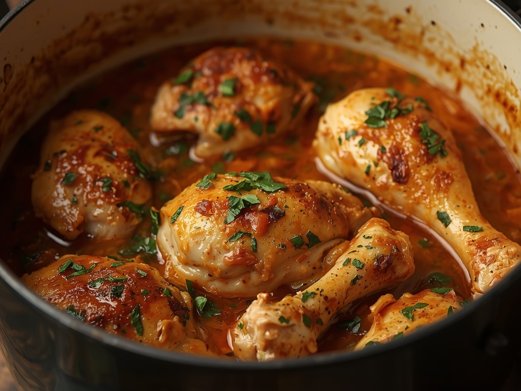 baked chicken stew - Detail or variation