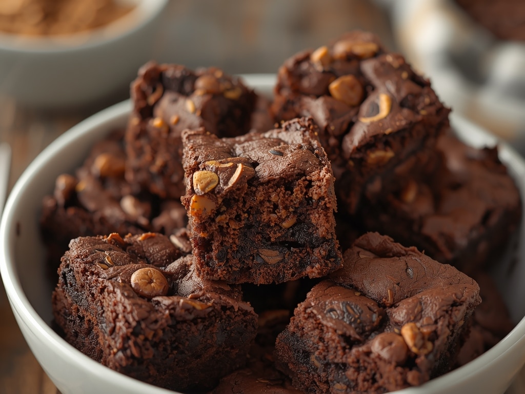 spring picnic brownies - Detail or variation