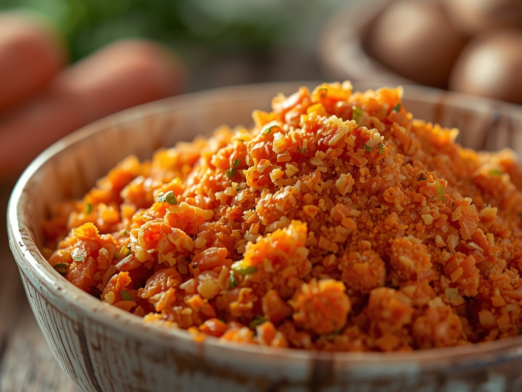 spring vegetable carrot cake - Detail or variation