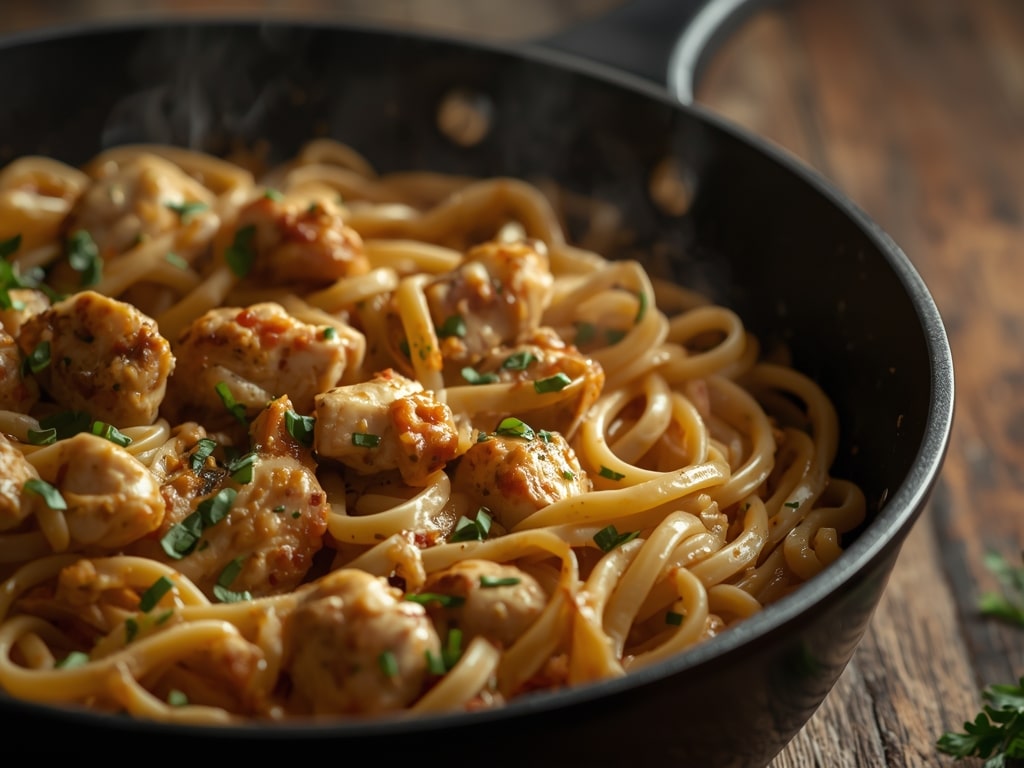 skillet chicken pasta - Detail or variation
