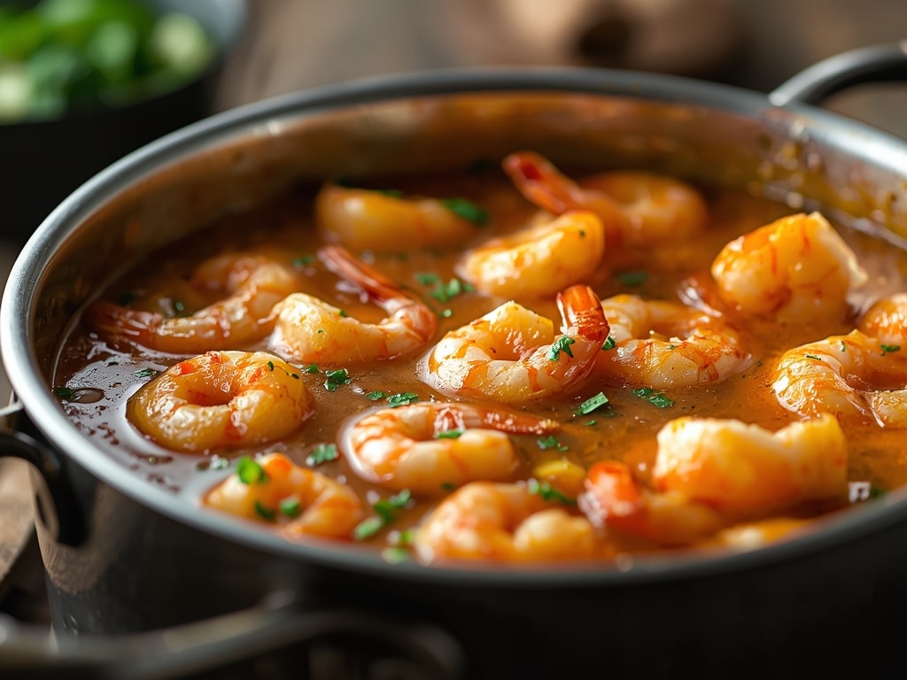 one pot shrimp soup - Detail or variation