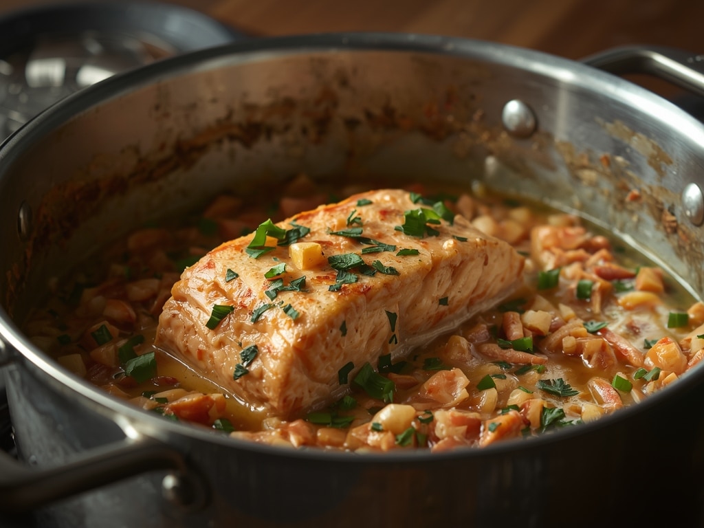 one pot salmon casserole - Detail or variation