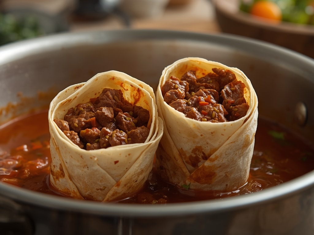 one pot beef wraps - Detail or variation
