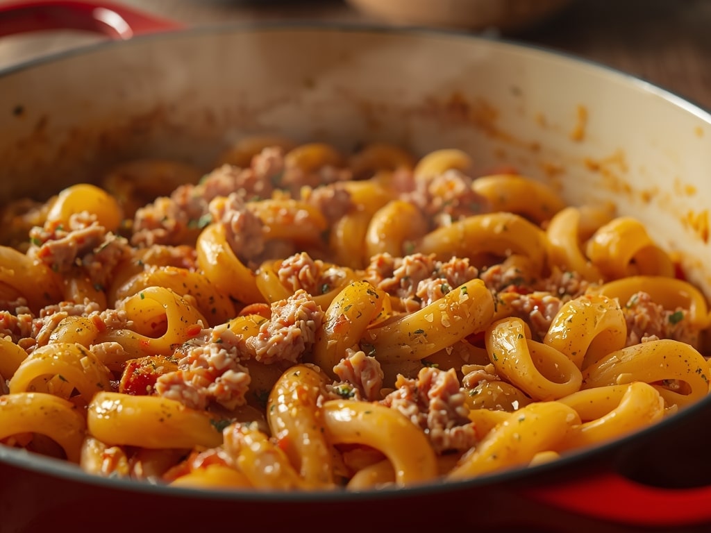 baked tuna pasta - Detail or variation