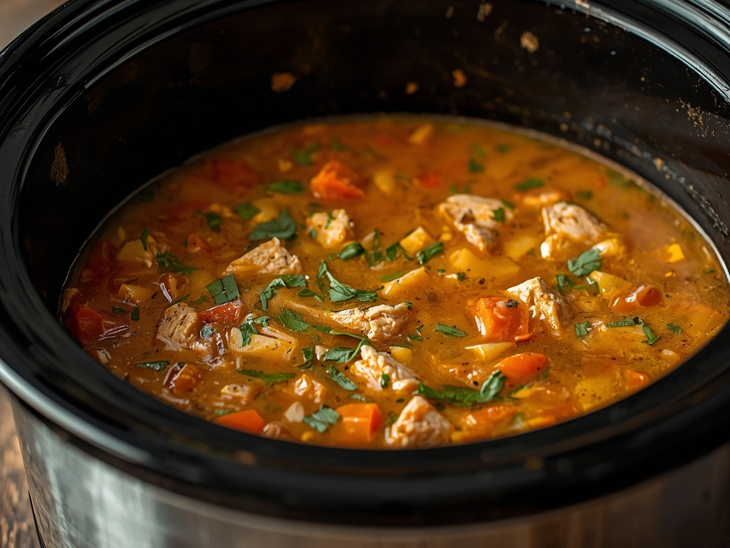 slow cooker tuna soup - Detail or variation