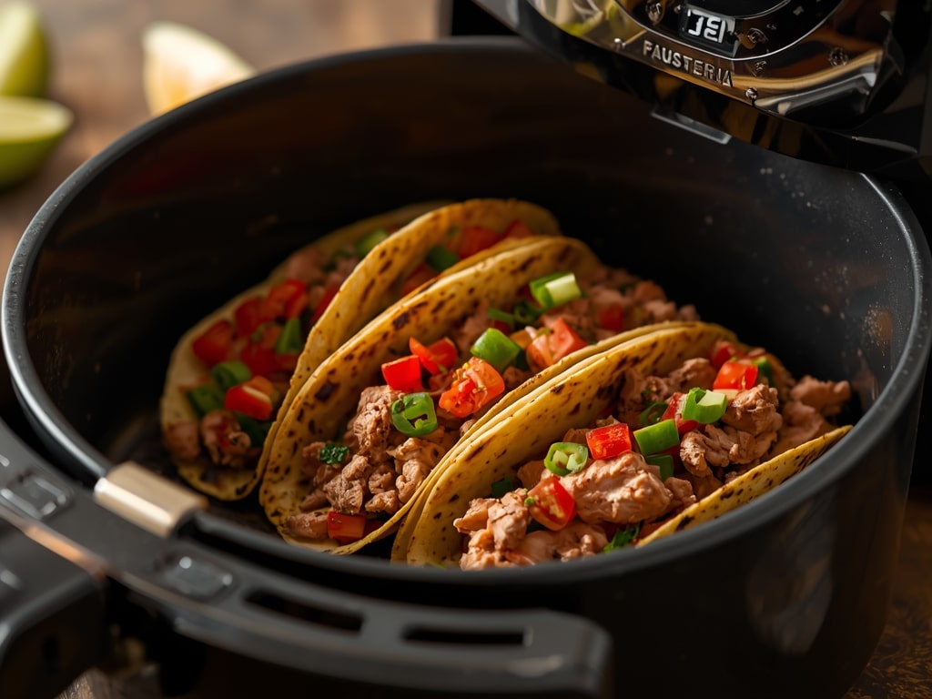 air fryer turkey tacos - Detail or variation
