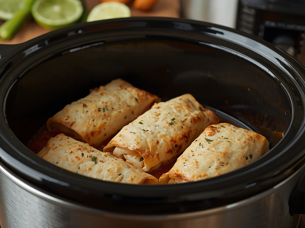 slow cooker cod wraps - Detail or variation