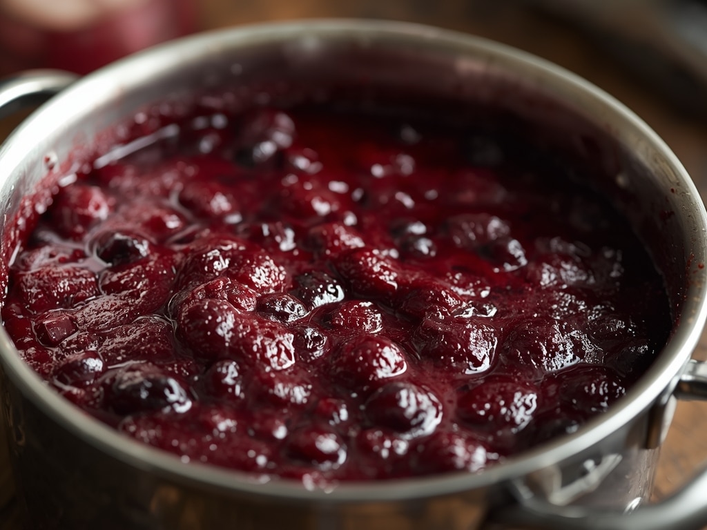 berry pudding - Detail or variation