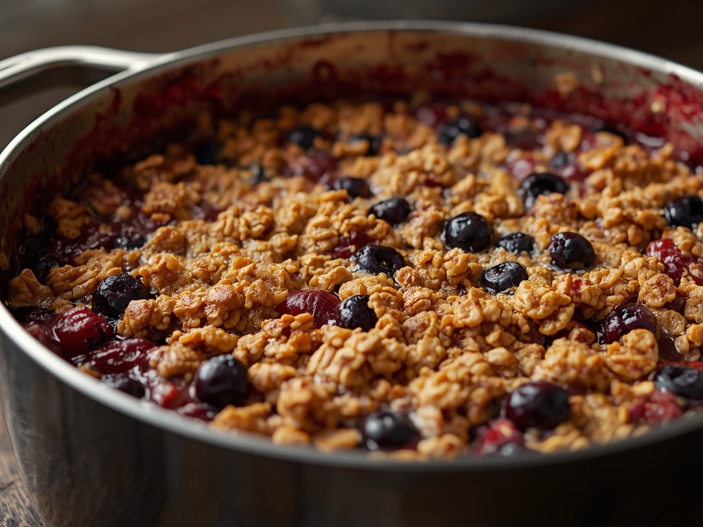 berry fruit crisp - Detail or variation