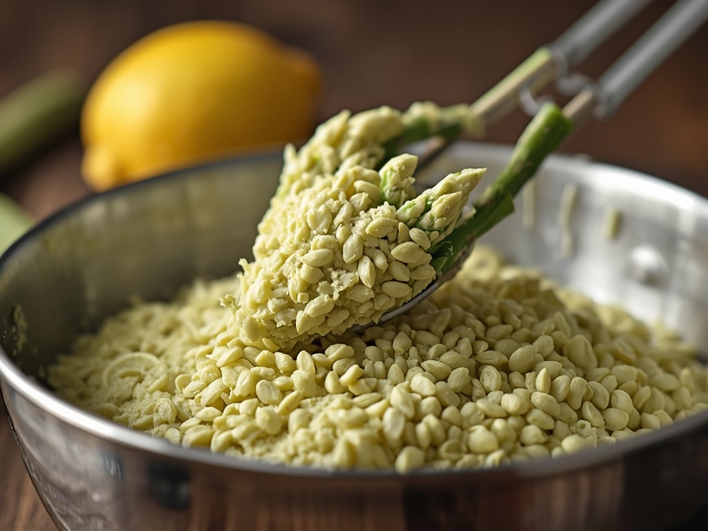 asparagus lemon cake - Detail or variation