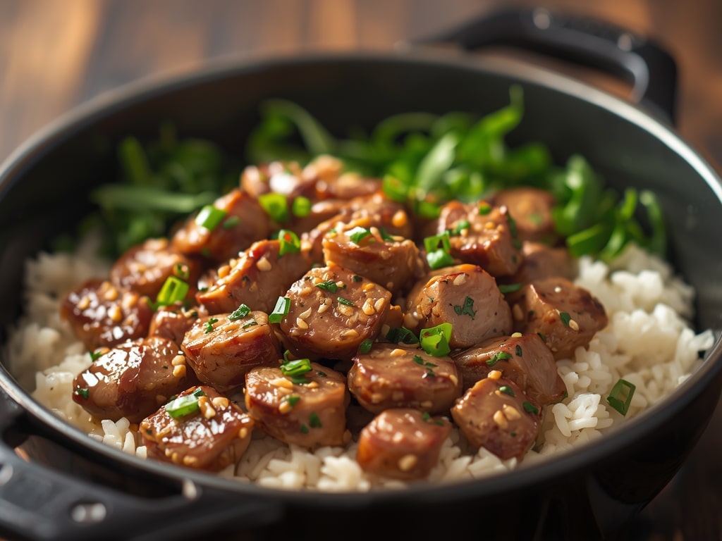 sheet pan tuna rice bowl - Detail or variation