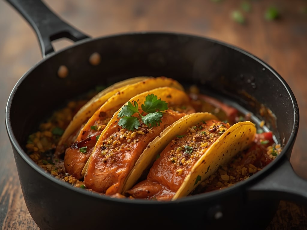 one pot salmon tacos - Detail or variation