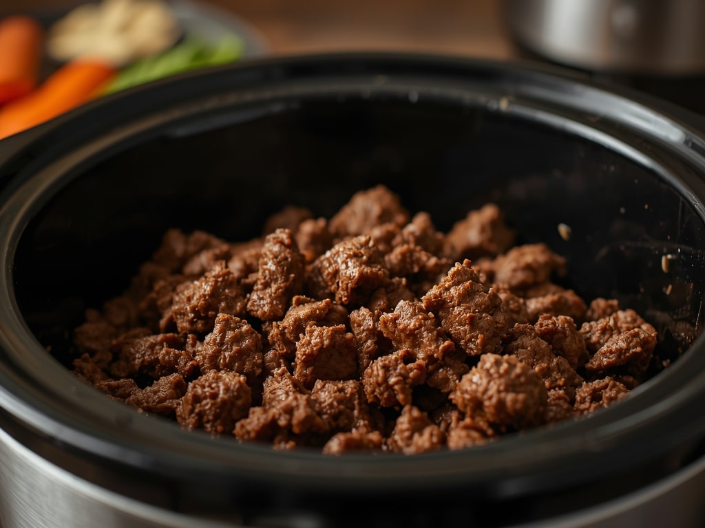 slow cooker beef tacos - Detail or variation