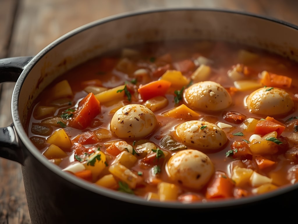 Easter brunch soup - Detail or variation