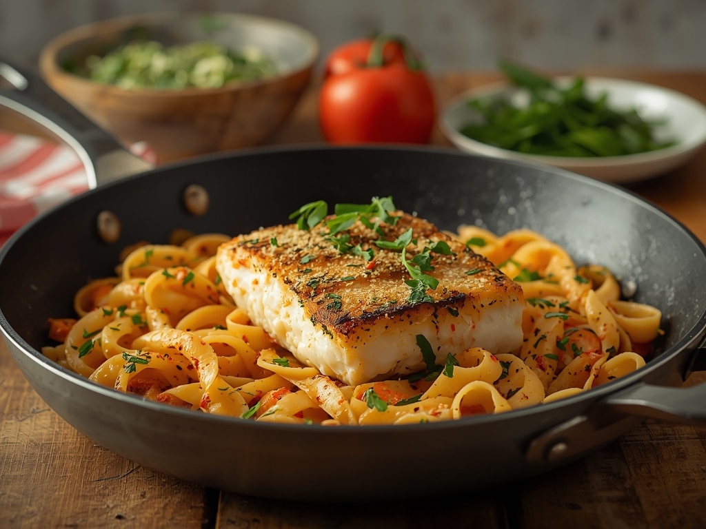 Sheet Pan Cod Pasta: Easy One-Pan Dinner in 30 Minutes