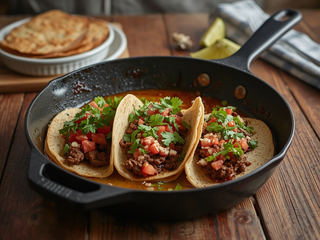 Skillet Beef Tacos: Easy Recipe Ready in 20 Minutes!