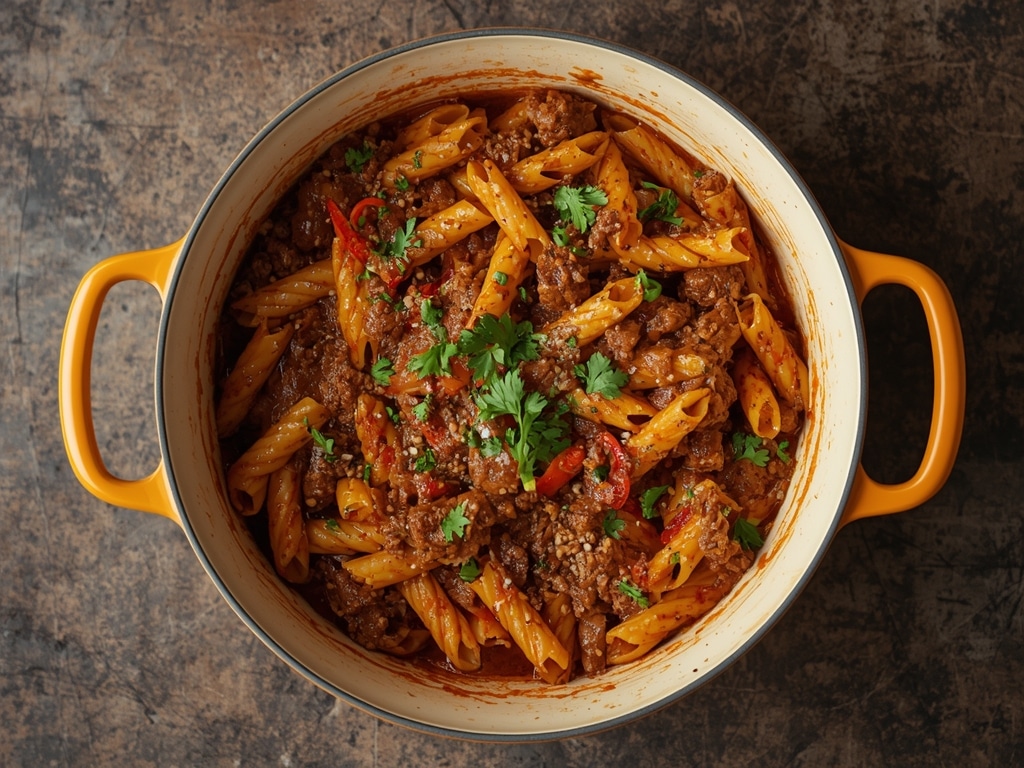 One Pot Beef Pasta: Easy Dinner in 30 Minutes!