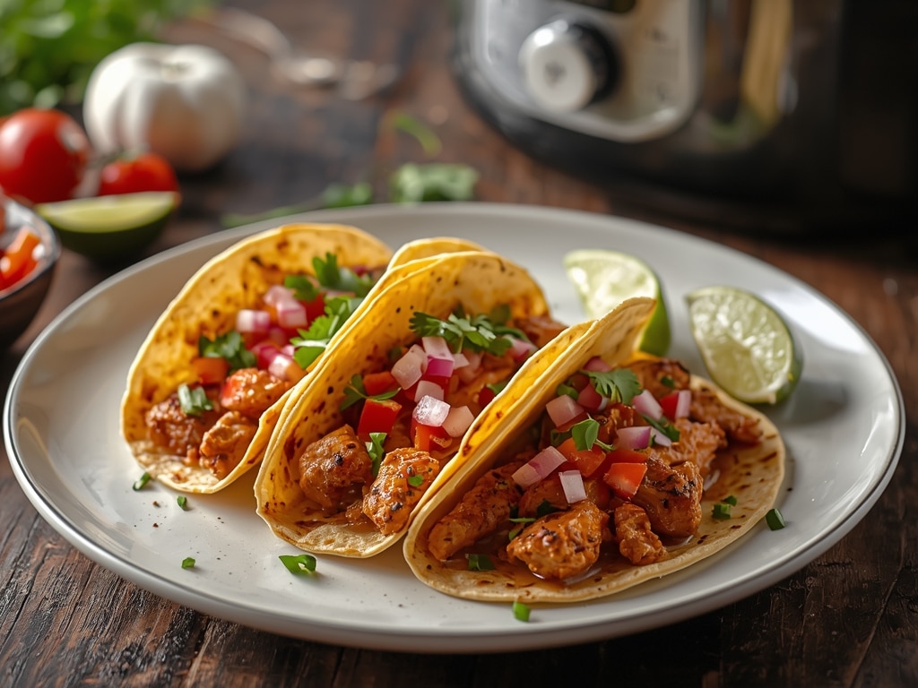 Air Fryer Chicken Tacos: The Easiest Recipe EVER!