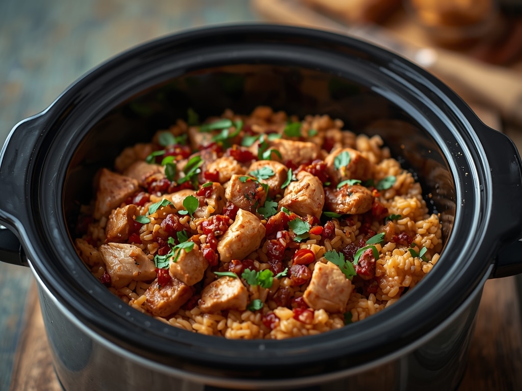 Slow Cooker Chicken Rice Bowl: Easy Weeknight Dinner
