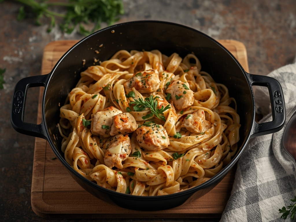 Skillet Chicken Pasta: Easy One-Pan Dinner Tonight!