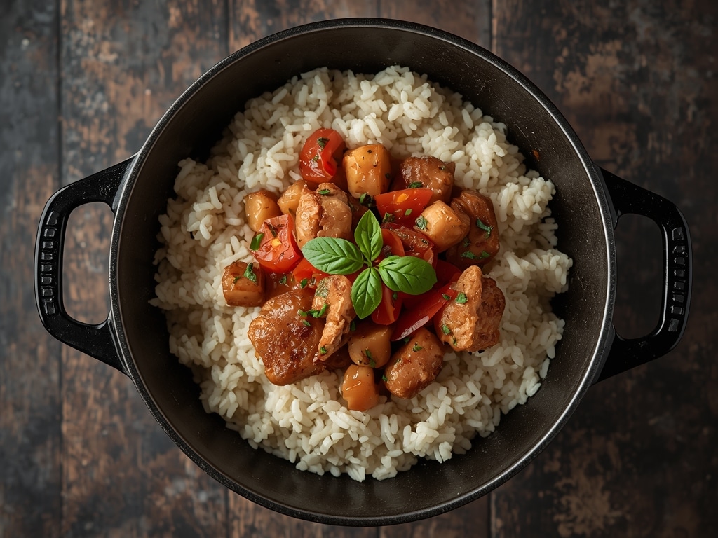 Skillet Turkey Rice Bowl: Easiest One-Pan Dinner EVER!