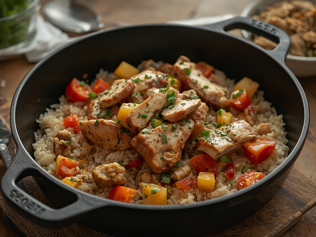 Sheet Pan Turkey Rice Bowl: Easy Weeknight Dinner!