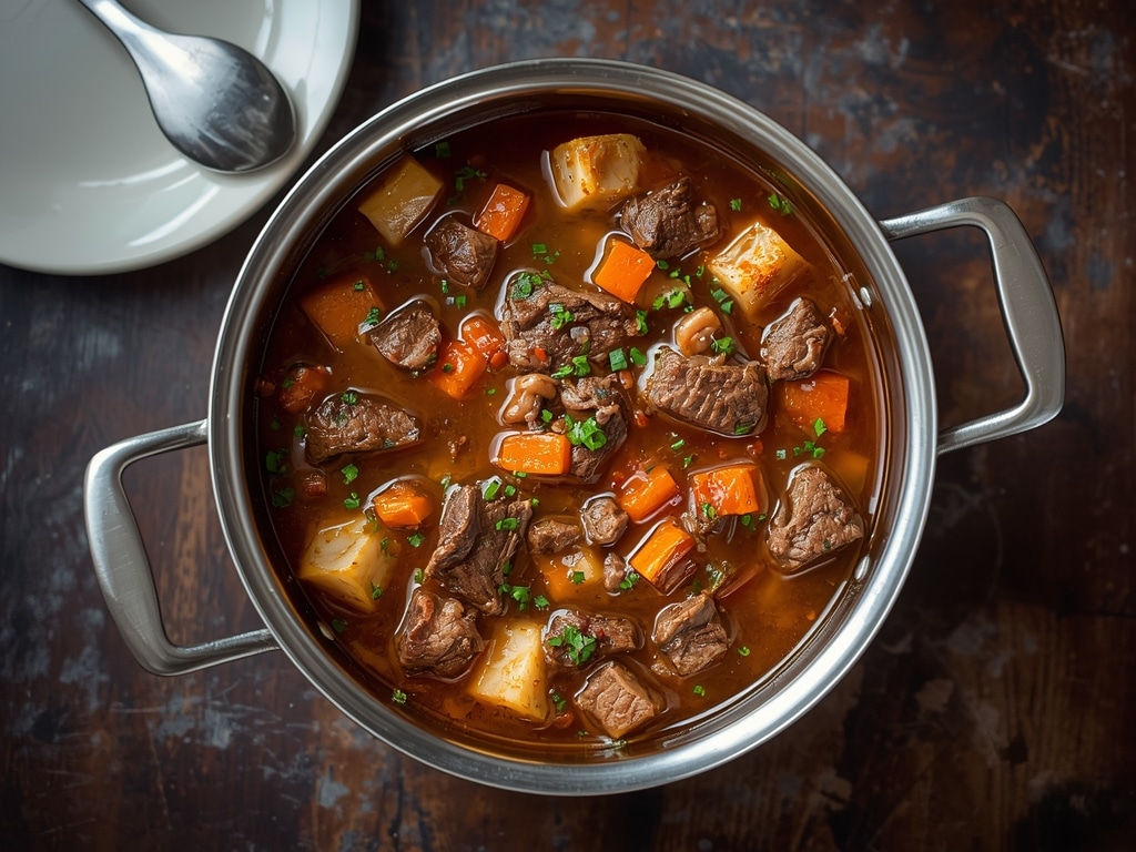 One Pot Beef Soup: Easiest Recipe EVER!
